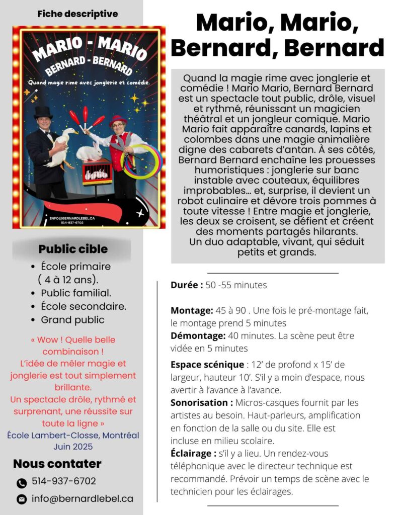 Spectacle tous les âges qui lie magie, humour, jonglerie et comédie avec animaux