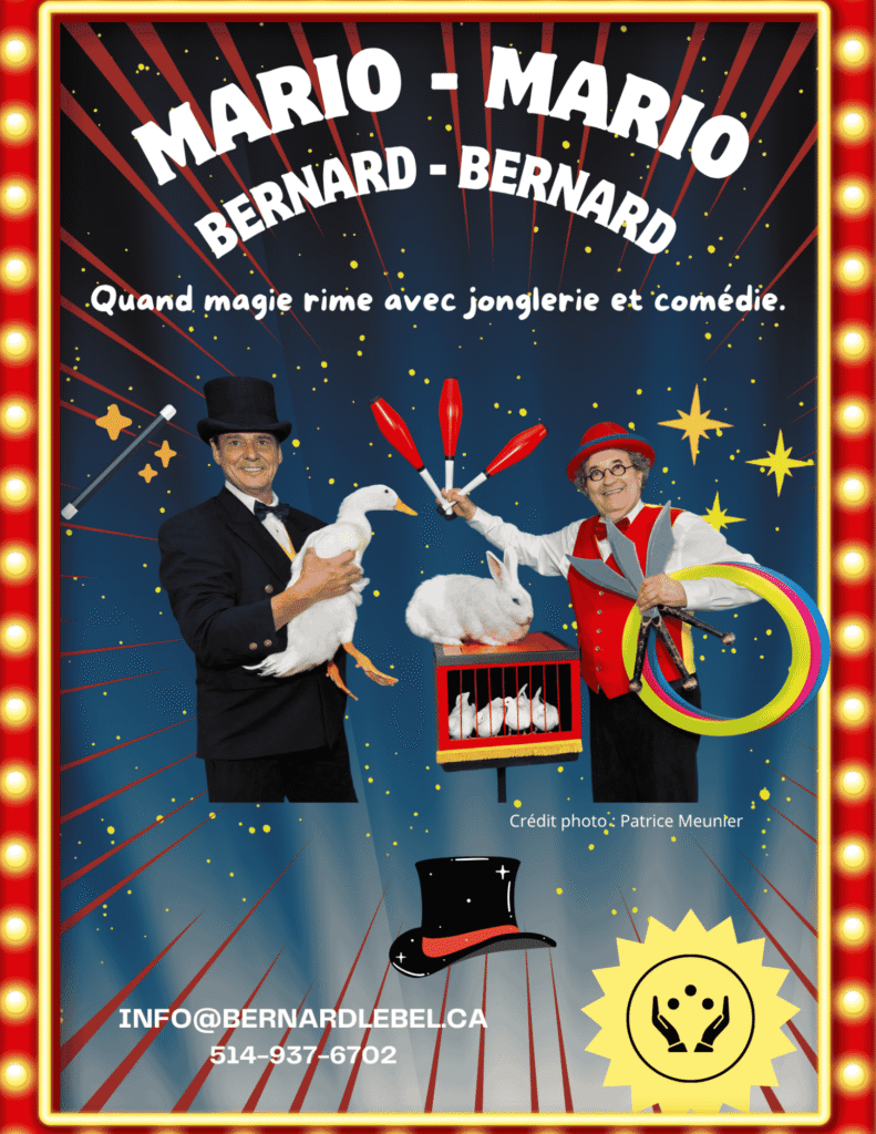 Spectacle qui regroupe cirque, magie et animaux